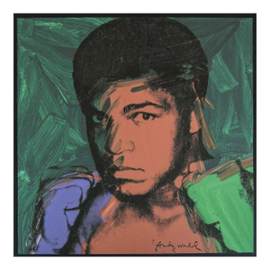 1986 Carnegie Museum of Art After Andy Warhol "Muhammad Ali" Lithograph