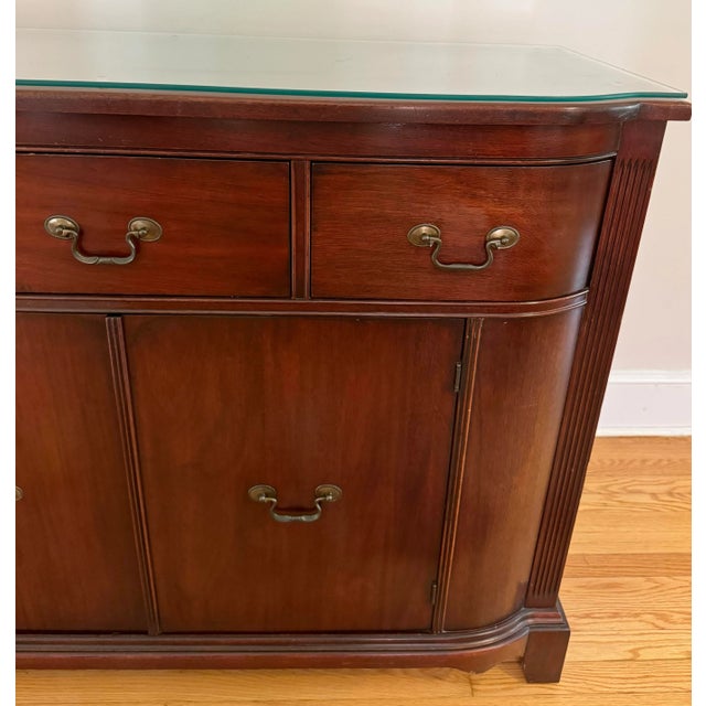 Early 20th Century Antique Georgetown Galleries Mahogany Sideboard For Sale - Image 4 of 12