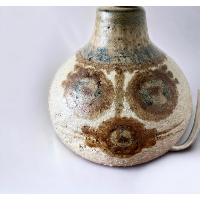 Mid-Century Modern Erika Table Lamp in Ceramic by Noomi Backhausen & Poul Brandborg for Søholm For Sale - Image 3 of 7