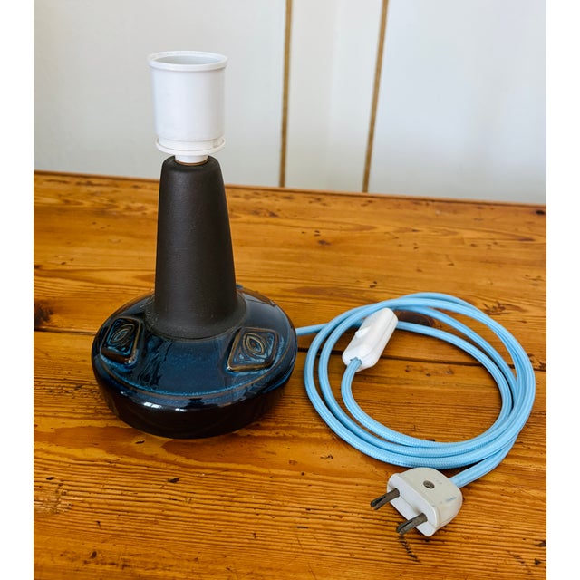 Blue Model 1037 Table Lamp from Søholm, 1960s For Sale - Image 8 of 9