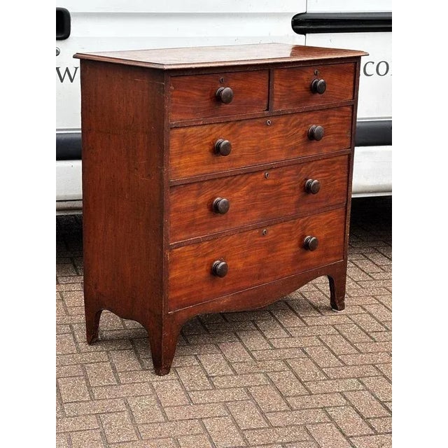 Brown Victorian Chest of Drawers For Sale - Image 8 of 13