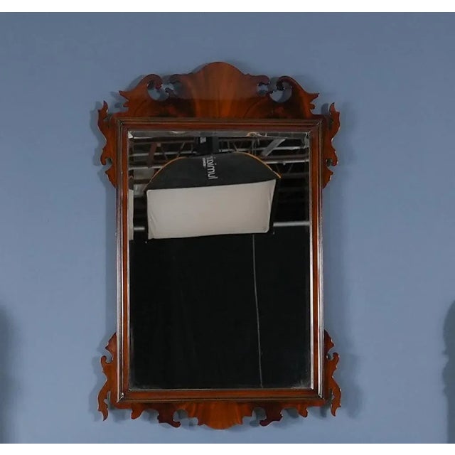 The Chippendale Mahogany Mirror by Niagara Furniture. A Chippendale style Mahogany Mirror produced with the finest grained...