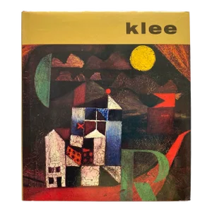Paul Klee Vintage 1974 First Edition Lithograph Print Mid Century Modernist Hardcover Art Book