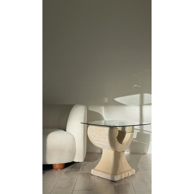 Vintage 1980s Postmodern End Table For Sale - Image 12 of 13
