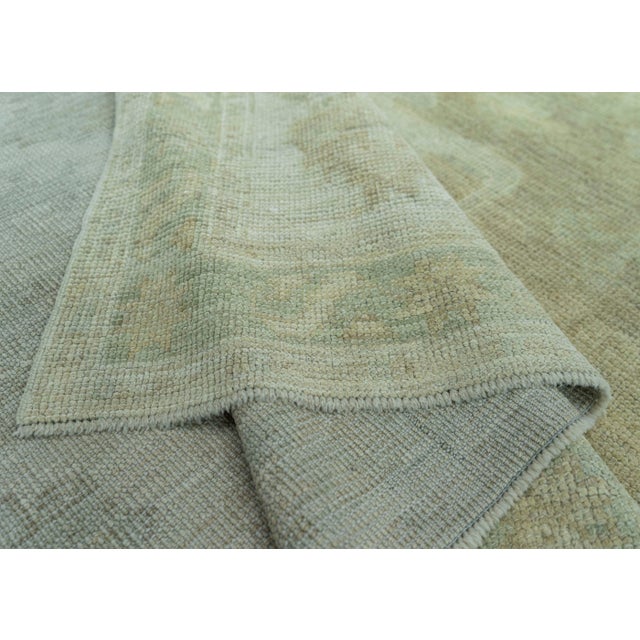 Brown Turkish Oushak Rug 8'11" x 12'4" #19357 For Sale - Image 8 of 8