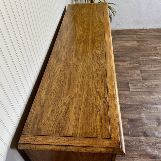 Vintage Parquet Herringbone Farmhouse-Style Dresser For Sale In Salt Lake City - Image 6 of 9