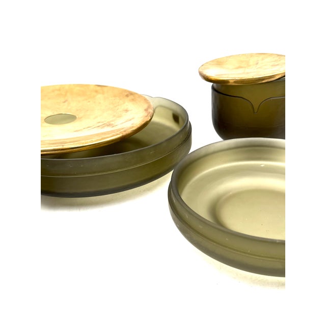 Yellow Murano Glass Smoking Set, VeArt, Italy 1970 For Sale - Image 9 of 18
