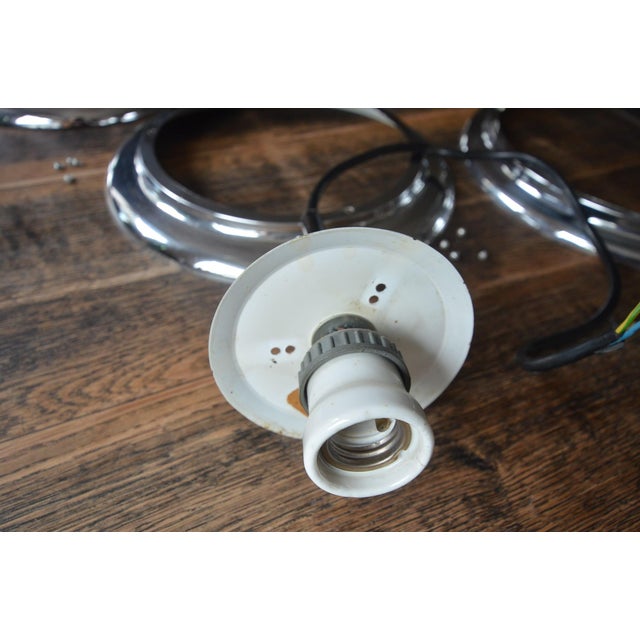 Silver Saturno Pendant Lamp in Chrome by Kazuo Motozawa for Staff Leuchten, 1970s For Sale - Image 8 of 17