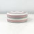 1970s Italian Grey and Pink Striped Ceramic Canister Containers For Sale - Image 9 of 13