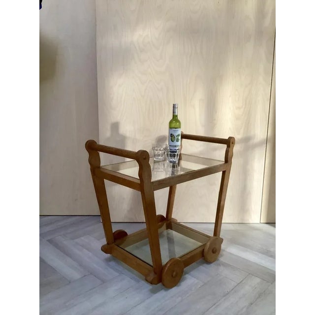 Modern Dutch Oak Trolley, 1950s For Sale - Image 3 of 7