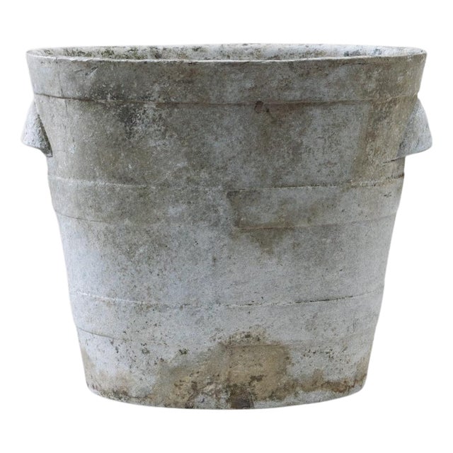 1960s French Concrete Planter For Sale