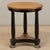 French Art Deco Period Empire Style Round End Table With Birdseye Maple Top For Sale - Image 4 of 18