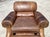 Vintage Barcalounger Saddle Leather Recliner With Continuous Lumbar Support For Sale - Image 15 of 18