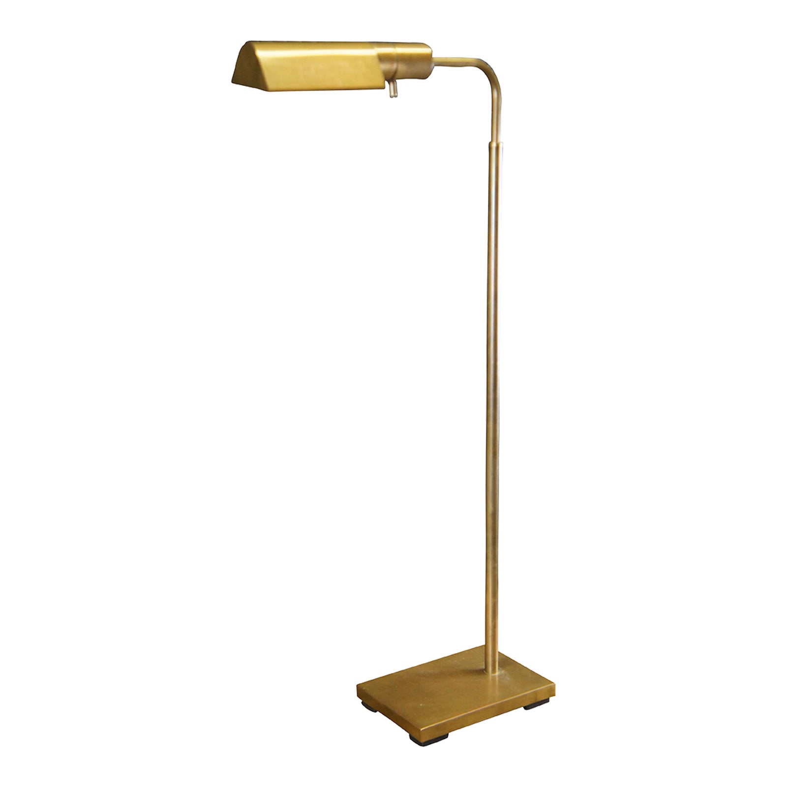 Vintage Adjustable Brass Pharmacy Apothecary Floor Reading Library Lamp ...