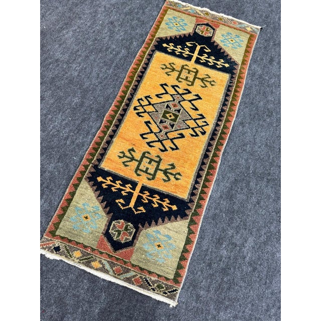 Early 21st Century Turkish Yastik Rug 1'4" x 3'4" For Sale - Image 5 of 5