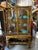 Hollywood Regency 1970s Stunning Gilded Gold Ornate Oversized Display Cabinet With Glass Shelves For Sale - Image 3 of 12