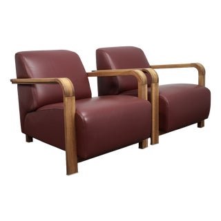 Lounge Chairs by Hugo de Ruiter for Hemingway, Netherlands, 1990s, Set of 2 For Sale