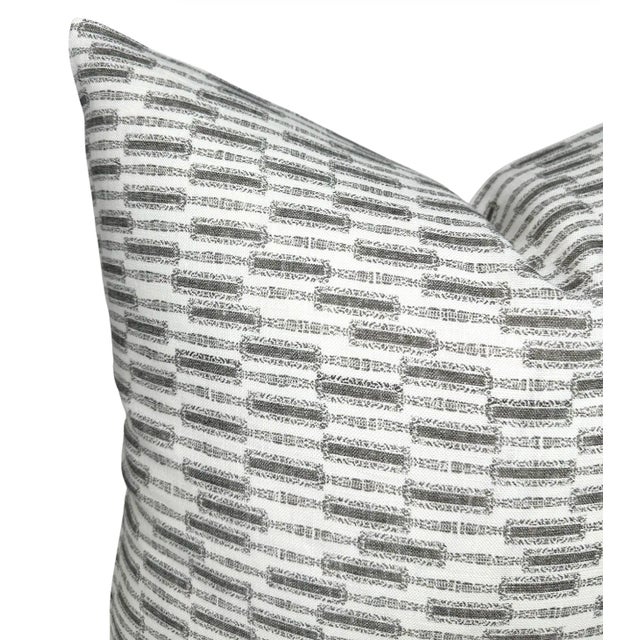 Modern Lacuna Pillow Cover in Ivory, 20x20 Pillow For Sale - Image 3 of 3
