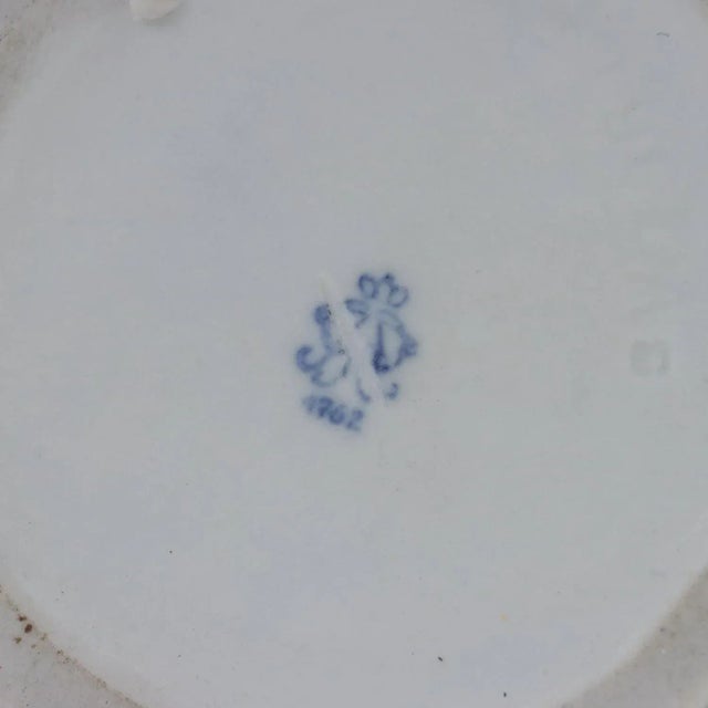 White Antique Porcelain Figure of Oriental Man For Sale - Image 8 of 9