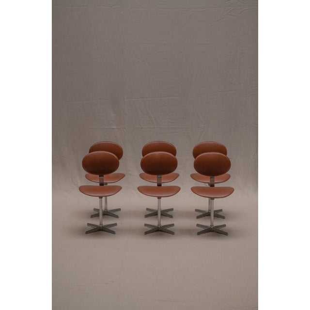 Dining Chair Set attributed to Beaufort, Belgium 1969, Set of 6 For Sale - Image 12 of 18