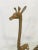 Metal Vintage Brass Giraffes, a Pair For Sale - Image 7 of 10