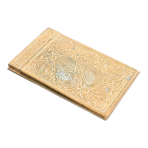 Tiffany Studios New York Zodiac Bronze Doré Notepad Holder