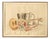 Giuseppe Previtali, Musical Instruments with Flowers, Mixed Media on Paper, 1923 For Sale
