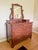 Stunning 1930s solid walnut Davis Cabinet Company chest of drawers with beautiful integrated carved walnut pulls in the...