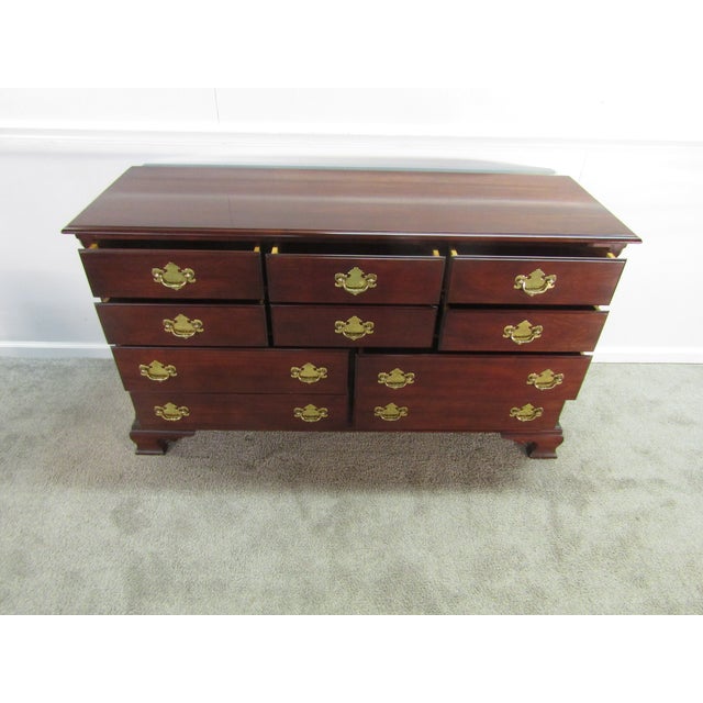 Wood Statton Solid Cherry Dresser For Sale - Image 7 of 11