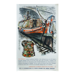 1965 British Poster - London Transport: Waterways - John Finnie