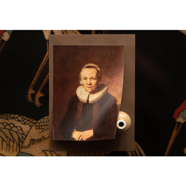 1900 - 1909 1905 After Rembrandt "Portrait of an Old Lady, Full Face", First Edition Full-Color Print by M. Menpes For Sale - Image 5 of 6