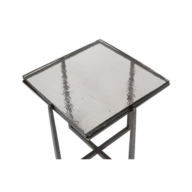 Square Contemporary End Table For Sale - Image 9 of 12