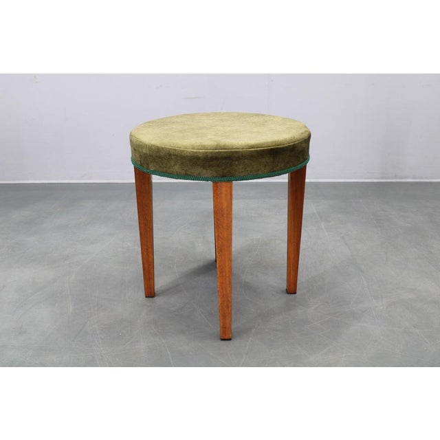 1940s Art Deco Stools, Czechoslovakia, 1940s, Set of 2 For Sale - Image 5 of 10