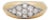 OJ Perrin - Gold Platinum Diamond Bangle Ring, Size 5 For Sale
