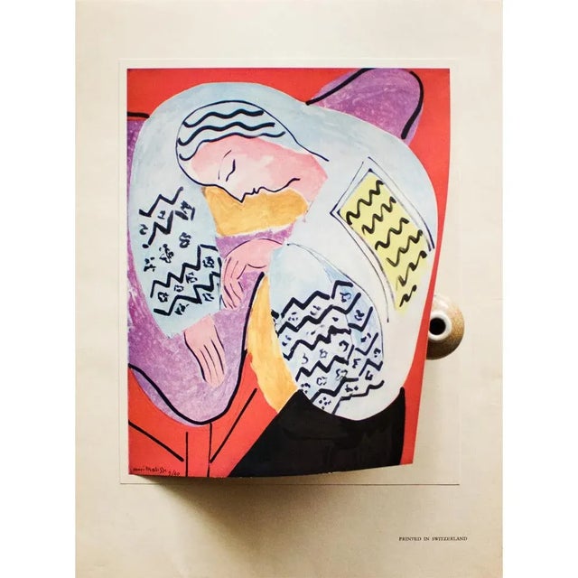 The School of Paris 1940s After Henri Matisse "The Dream", First Edition Period Swiss Lithograph For Sale - Image 3 of 7