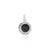 Gemstone Artisan Crafted 7.91 Ct Black Star Pendant in 925 Silver For Sale - Image 7 of 13