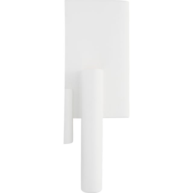 2020s Kelly Wearstler for Visual Comfort Signature Lotura 16" Intersecting Sconce in Museum White For Sale - Image 5 of 10