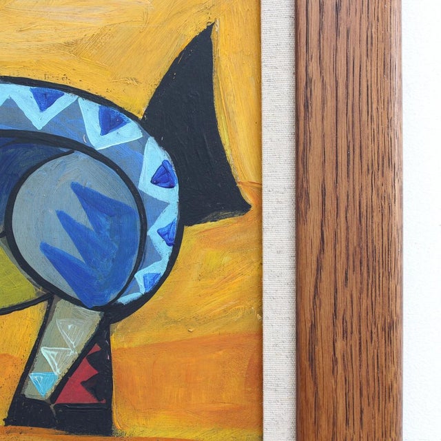 F. DuParc The Stray Cat, 1960s, Oil on Board, Framed For Sale - Image 8 of 16