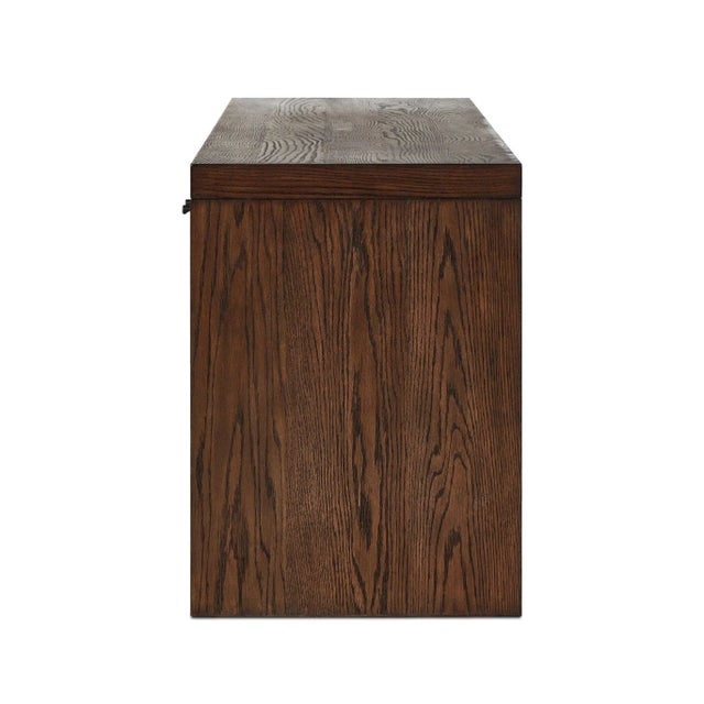 2020s Four Hands Torrington Media Console - Umber Oak For Sale - Image 5 of 12