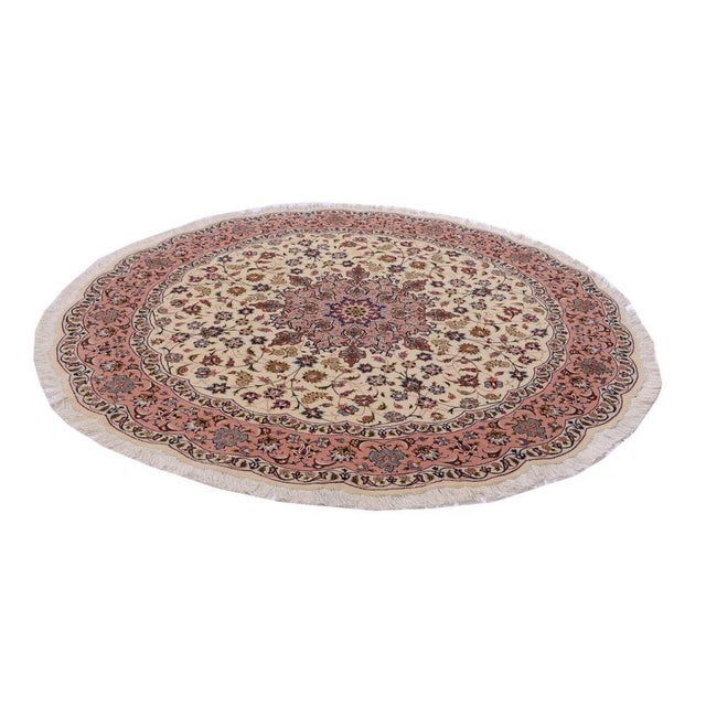 Hand-Knotted Tabriz Rug For Sale - Image 3 of 11