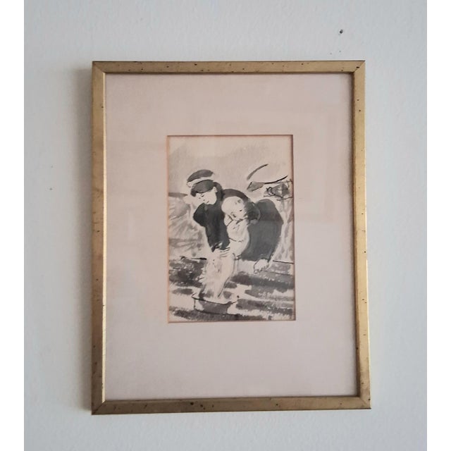 Who says you can't collect fine art for affordable prices? These monochromatic watercolors are wonderful both in...
