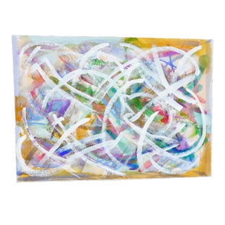 "Celebration" Contemporary Abstract Expressionist Mixed-Media Painting by Martha Holden For Sale