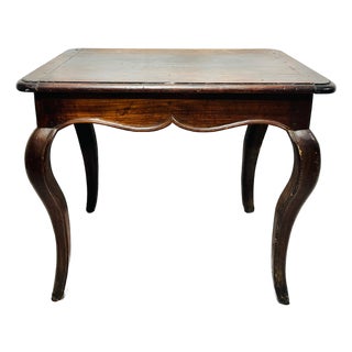 Antique C. 1800 French Cherry Provincial Work Table For Sale