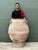 Tan Vintage Monumental Turkish Terracotta Vessel For Sale - Image 8 of 12