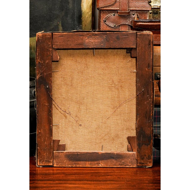 Colorful Mediterranean Coast Landscape Antique Oil Painting Home Wall Decor Grand Tour Travel For Sale - Image 11 of 11