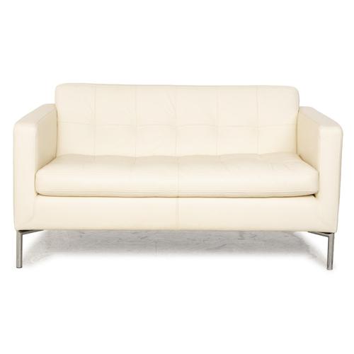 Cream Leather 2-Seater Sofa from Machalke For Sale - Image 10 of 10