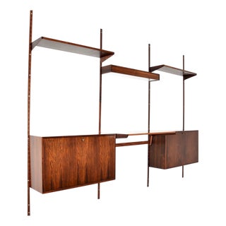 Vintage Danish Wall Mounting Shelving System from FM Møbler, 1960 For Sale