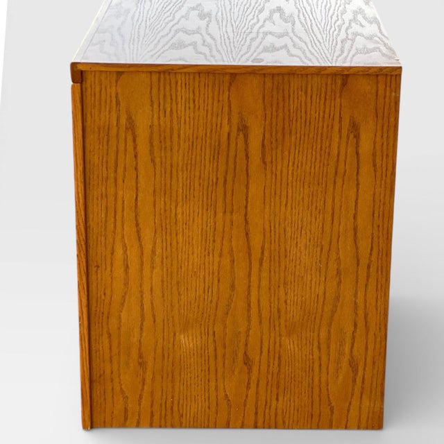 Pair of 1990s Oak Modular Utility Cabinets For Sale - Image 14 of 18