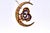 Baby Blue Art Nouveau Antique Pansy Pendant Necklace With Crescent Moon Design For Sale - Image 8 of 10