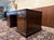 English Chesterfield Desk in Walnut and Leather For Sale - Image 6 of 18